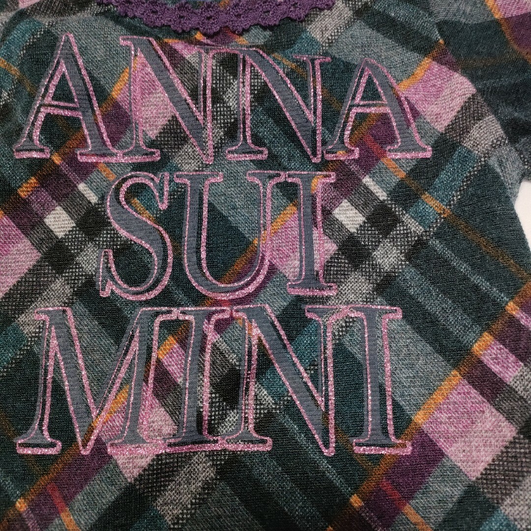 ANNA SUI mini(アナスイミニ)のANNA SUI MINI　アナスイミニ　カットソー　長袖Ｔシャツ　日本製 キッズ/ベビー/マタニティのキッズ服女の子用(90cm~)(Tシャツ/カットソー)の商品写真