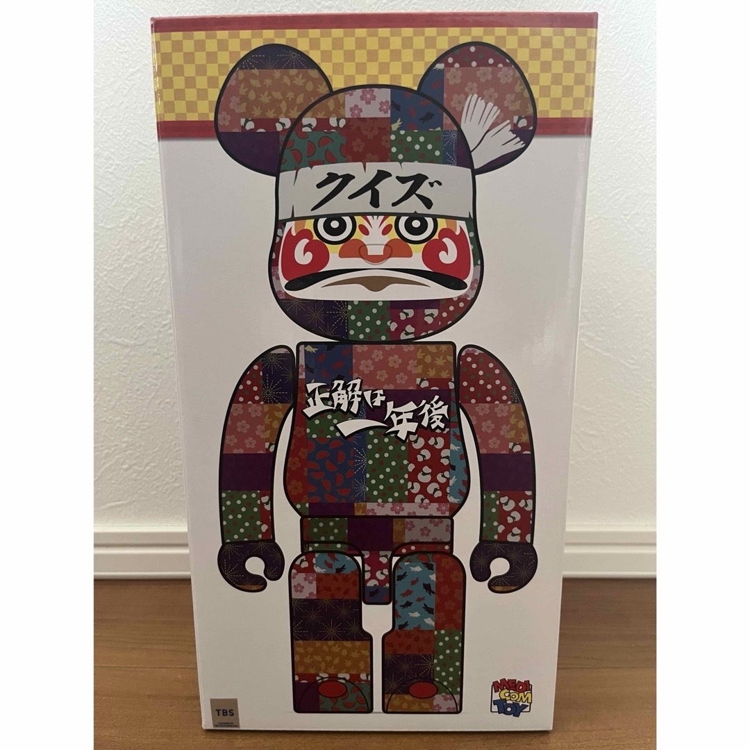 BE@RBRICK 達磨 クイズ☆正解は一年後 400% BE@RBRICK 達磨 クイズ☆正解は一年後 400%