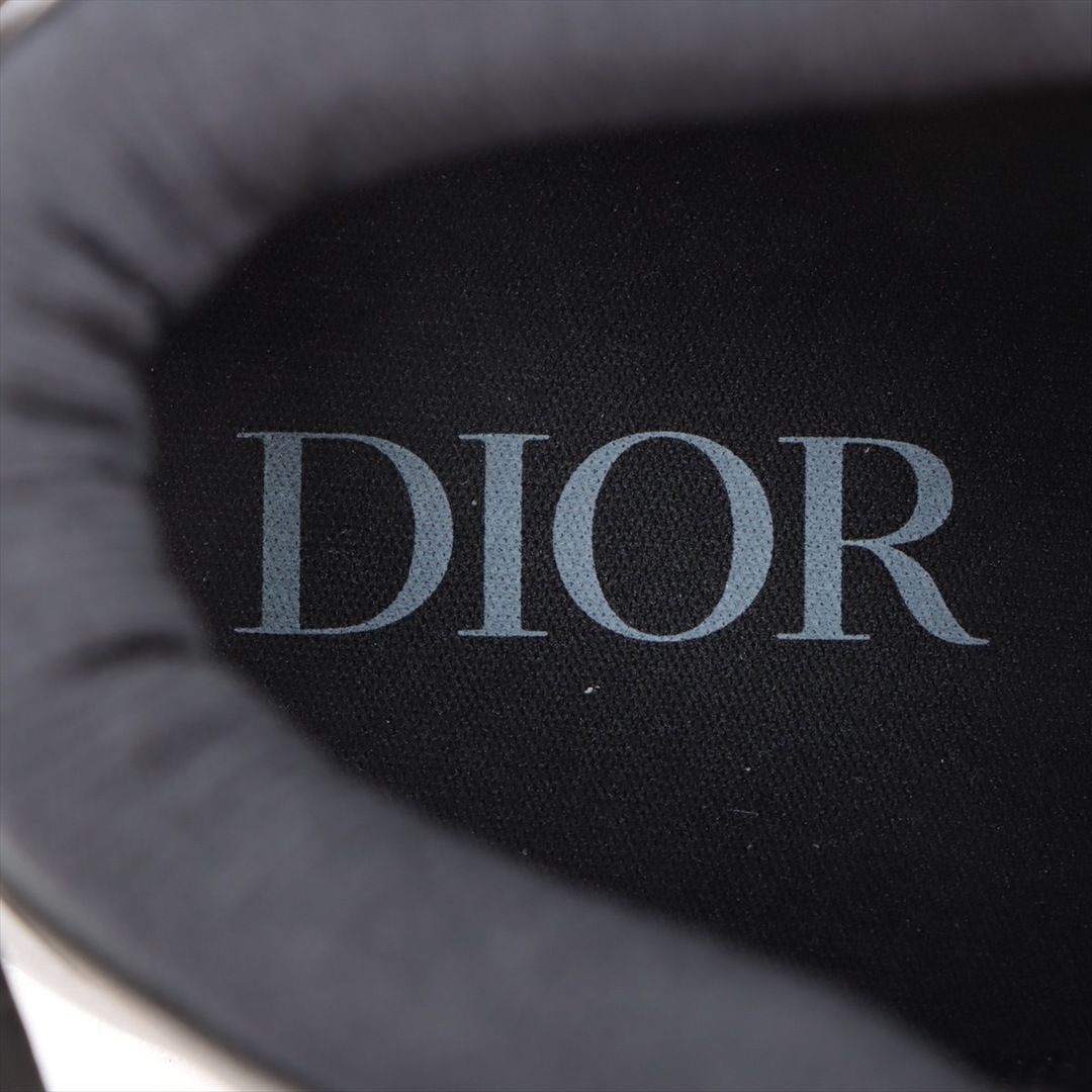 Dior(ディオール)のディオール オブリーク キャンバス×レザー 40 1/2 ブラック メンズ メンズの靴/シューズ(スニーカー)の商品写真