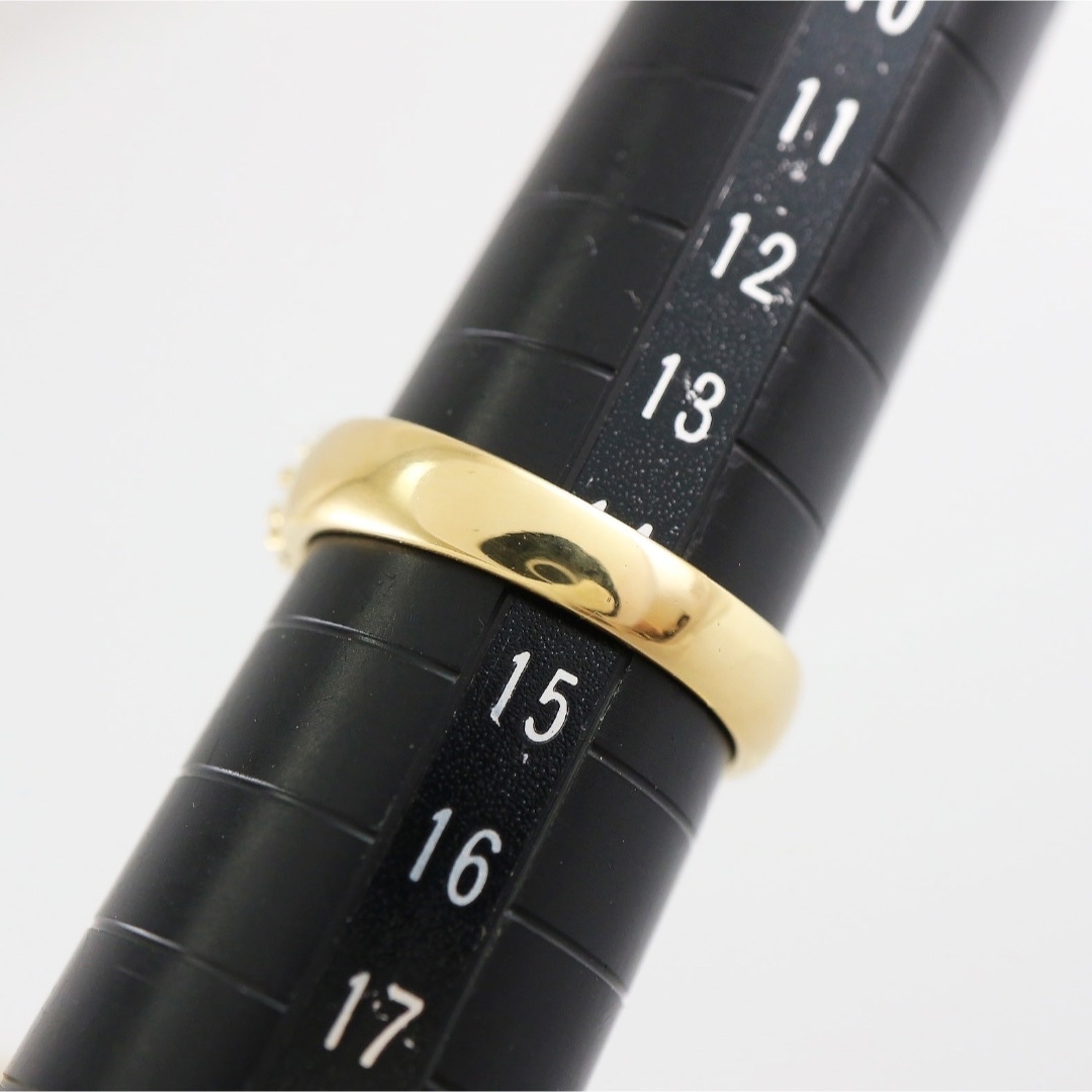 K18　パヴェダイヤ・サファイア　リング　S 0.38　D 0.60 レディースのアクセサリー(リング(指輪))の商品写真