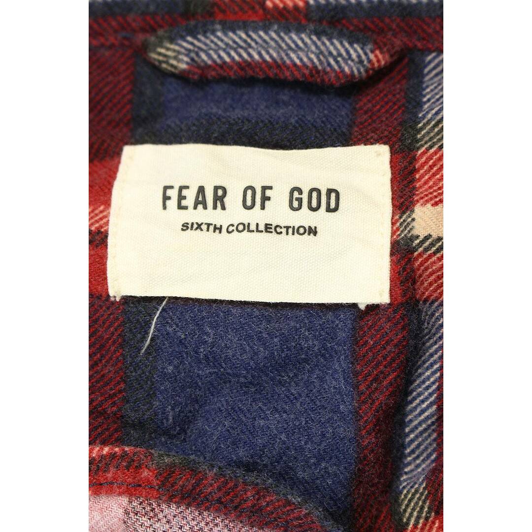 FEAR OF GOD(フィアオブゴッド)のフィアオブゴッド チェックガウンコート メンズ M メンズのジャケット/アウター(その他)の商品写真