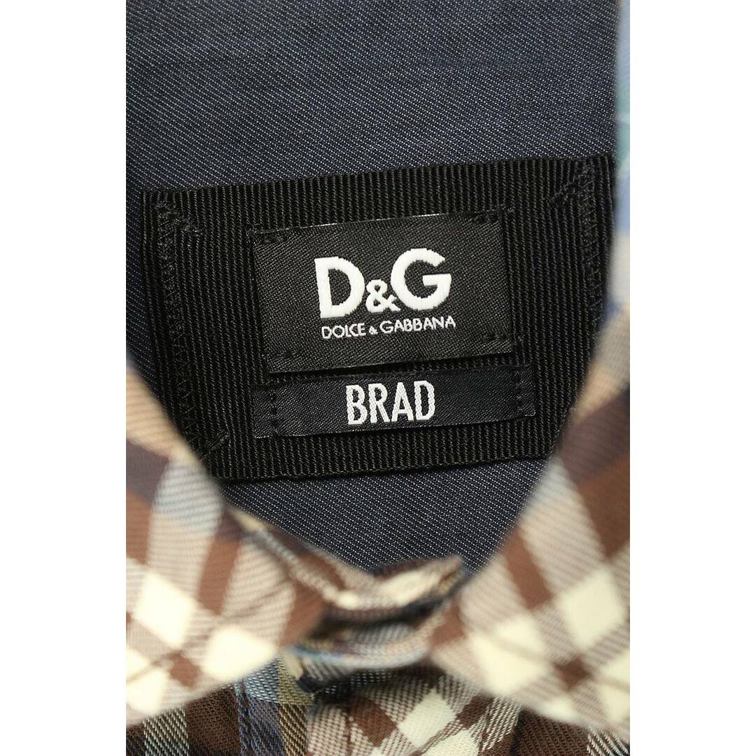 D&G(ディーアンドジー)のディーアンドジー  RS0773/ST657 チェック柄ウエスタンリブ長袖シャツ メンズ 39 メンズのトップス(シャツ)の商品写真