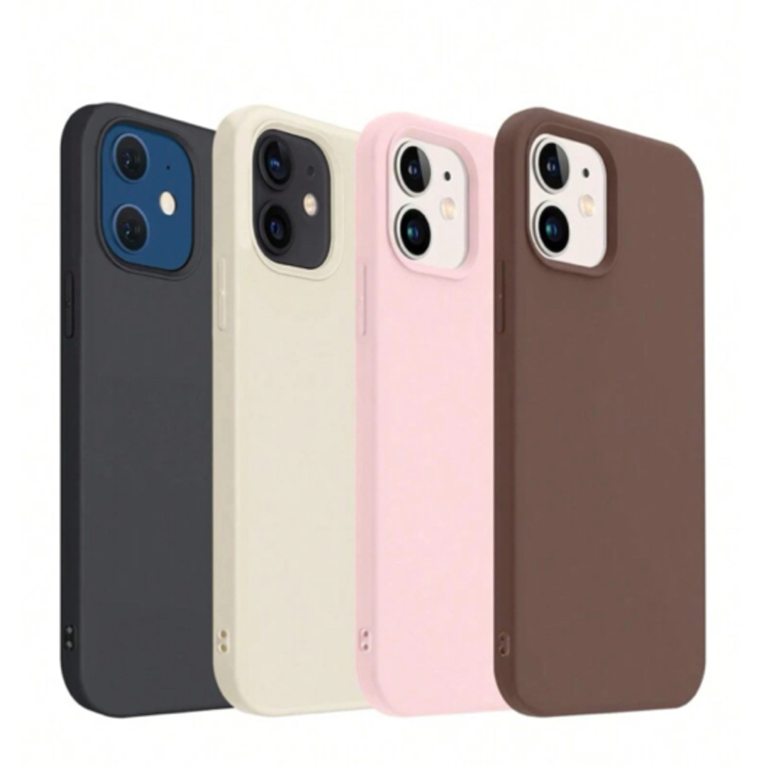 iPhone13用スマホケース★可愛い、ピンク、ベージュ、ブラック、ブラウン スマホ/家電/カメラのスマホアクセサリー(iPhoneケース)の商品写真