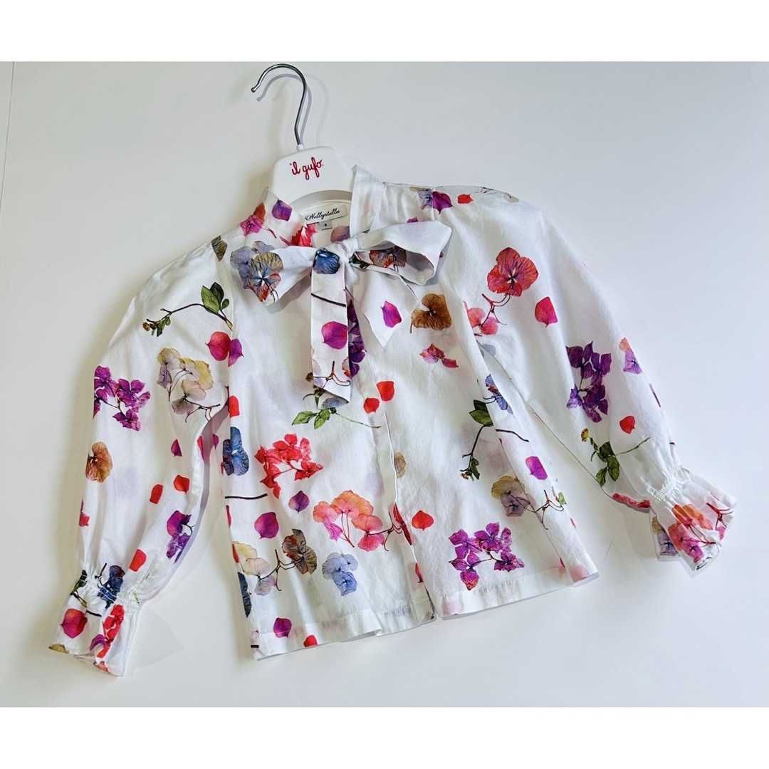 【USED•美品•6Y】NELLYSTELLA/CORDELIA BLOUSE キッズ/ベビー/マタニティのキッズ服女の子用(90cm~)(ブラウス)の商品写真