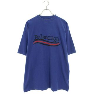 バレンシアガ(Balenciaga)のバレンシアガ  22AW  641675 TNVE7 デザインロゴラージフィットTシャツ メンズ M(Tシャツ/カットソー(半袖/袖なし))