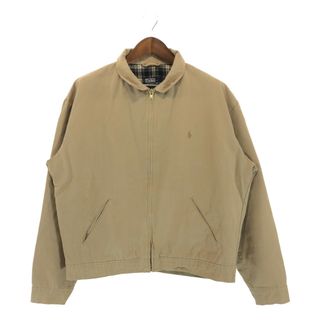 ポロラルフローレン(POLO RALPH LAUREN)の90年代 Polo by Ralph Lauren ポロ ラルフローレン コットン スイングトップ ベージュ (メンズ XL)  P4697(その他)