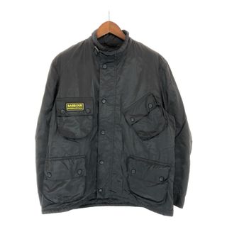 バーブァー(Barbour)のSALE/// Barbour バブアー インターナショナルジャケット 大きいサイズ ユーロ ヨーロッパ古着 ブラック (メンズ XXL) 中古 古着 P4679(その他)