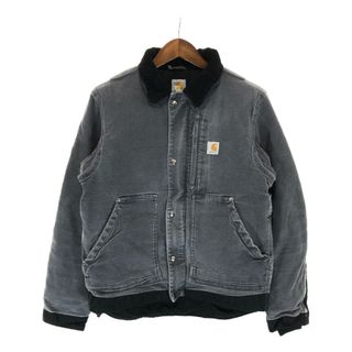 カーハート(carhartt)のSALE///// Carhartt カーハート ダック ワーク ジャケット グレー (メンズ M) 中古 古着 P4680(その他)