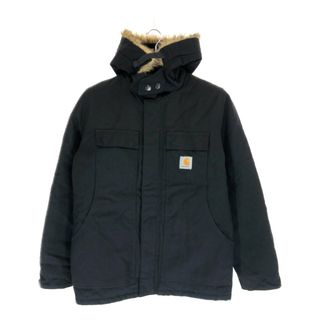 カーハート(carhartt)のSALE///// Carhartt カーハート アークティック コート ジャケット ファーフード 防寒 ワーク ダック地 ブラック (メンズ M)  P4732(その他)