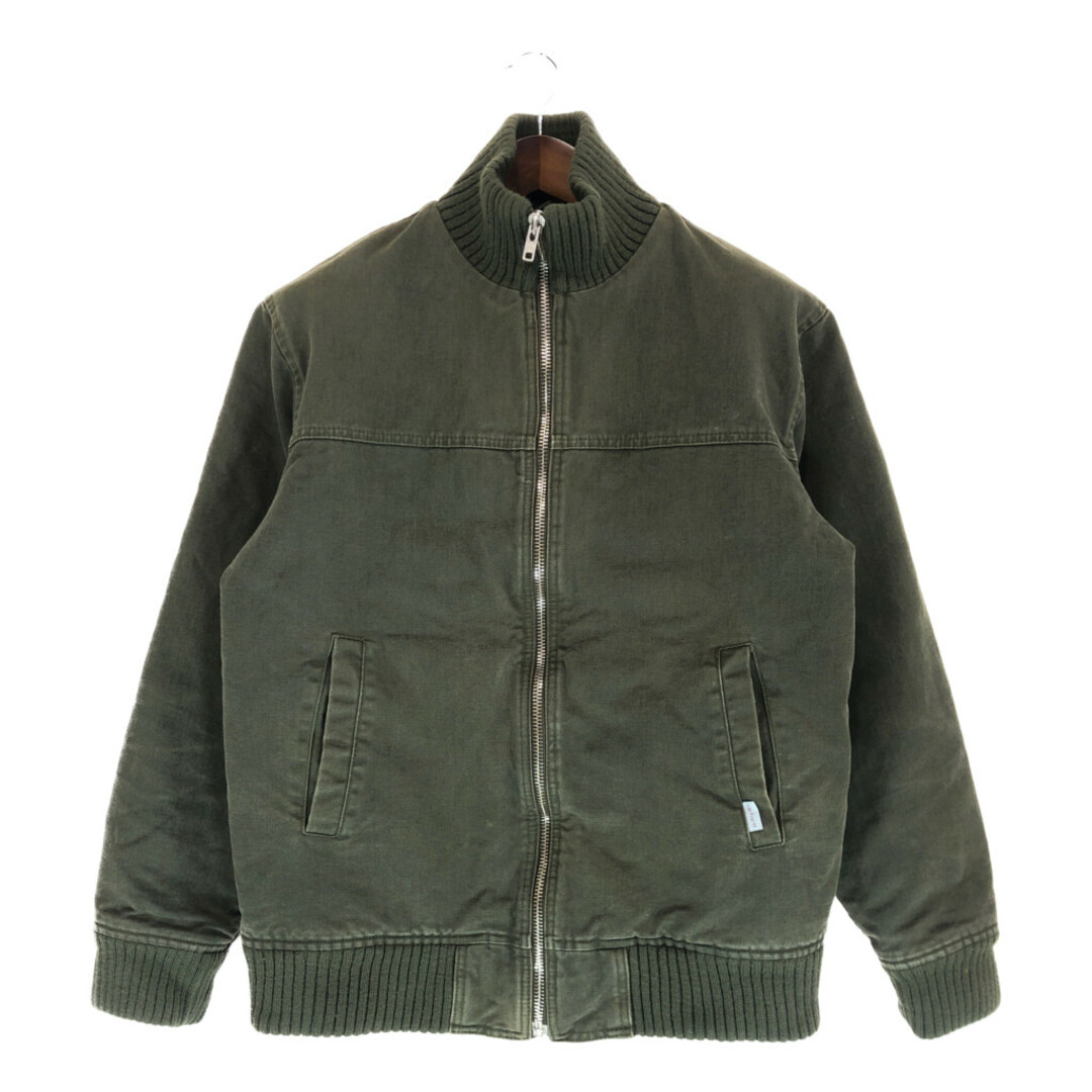 SALE///// 90年代 Carhartt カーハート ダック ワーク ジャケット アウター 防寒 グリーン (メンズ L相当)   P4741約50cm着丈