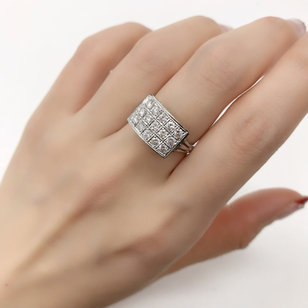 Pt900 ダイヤモンド　0.75ct リング　指輪 レディースのアクセサリー(リング(指輪))の商品写真