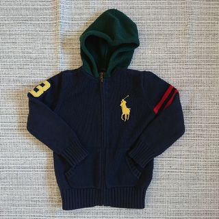 ポロラルフローレン(POLO RALPH LAUREN)のラルフローレン ニットパーカー キッズ 120㎝(ニット)