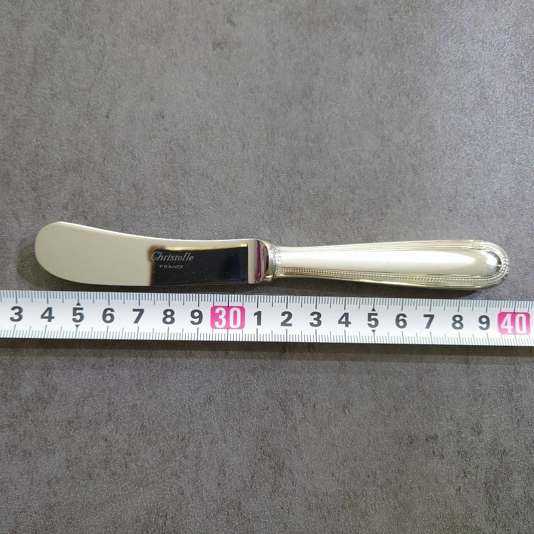 美品 希少 クリストフル パール バターナイフ 2点 美品 希少 クリストフル パール バターナイフ 2点