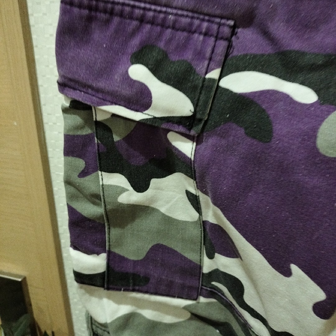 MILITARY - 古着 メンズ ミニタリー 紫 迷彩柄 カモフラ MILITARY - 古着 メンズ ミニタリー 紫 迷彩柄 カモフラ
