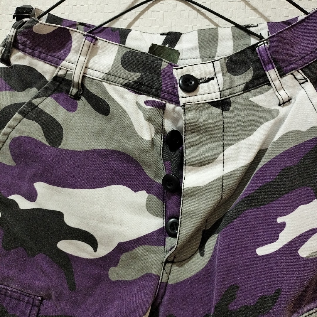 MILITARY - 古着 メンズ ミニタリー 紫 迷彩柄 カモフラ MILITARY - 古着 メンズ ミニタリー 紫 迷彩柄 カモフラ