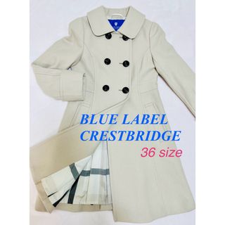 ブラックレーベルクレストブリッジ(BLACK LABEL CRESTBRIDGE)のBLUE LABEL CRESTBRIDGE  ブルーレーベル コート 36(ロングコート)