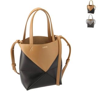 ロエベ(LOEWE)のロエベ LOEWE パズル トートバッグ フォルド トート ミニ 折りたたみ PUZZLE TOTE MINI ショルダー バイカラー 2024年春夏新作 A779V25X07 0088 (ハンドバッグ)