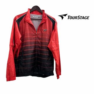 ツアーステージ(TOURSTAGE)の【ツアーステージ ゴルフウェア ジャケット ブルゾン ２ｗａｙ メンズ L】(ウエア)