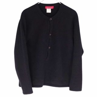 ワイズ(Y's)の美品 ワイズ Y's for men Yohji Yamamoto ニット セーター ロングスリーブ 長袖 ウール トップス メンズ MV-K02-141 S相当(表記無し) ブラック(ニット/セーター)