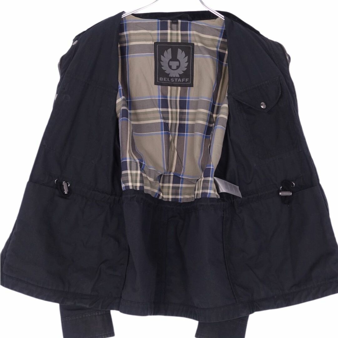 BELSTAFF(ベルスタッフ)のベルスタッフ BELSTAFF ジャケット Barningham Oyster Jacket バーニンガムオイスタージャケット モーターサイクルジャケット アウター メンズ 48(M相当) ブラック メンズのジャケット/アウター(その他)の商品写真