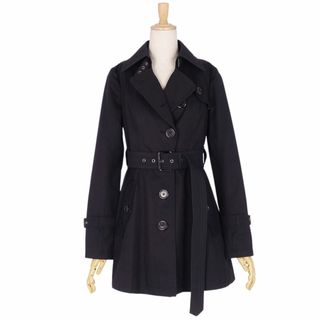 バーバリーブルーレーベル(BURBERRY BLUE LABEL)のバーバリー ブルーレーベル BURBERRY BLUE LABEL コート シングル トレンチコート ライナー付き アウター レディース 38(M相当) ブラック(トレンチコート)