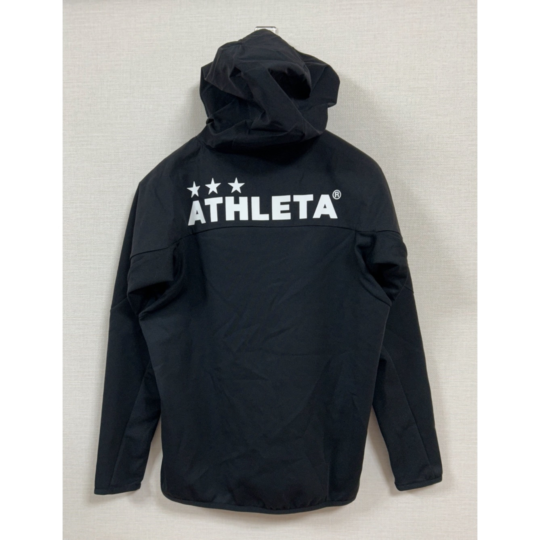 ATHLETA(アスレタ)の☆新品タグ付☆ アスレタ　ATHLETA ウインドジャージジャケット S 黒 スポーツ/アウトドアのサッカー/フットサル(ウェア)の商品写真