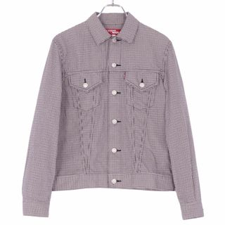 ジュンヤワタナベコムデギャルソン(JUNYA WATANABE COMME des GARCONS)の美品 コムデギャルソン JUNYA WATANABE COMME des GARCONS MAN Levi's ジャケット トラッカージャケット 3rd型 千鳥格子 アウター メンズ SS マルチカラー(その他)