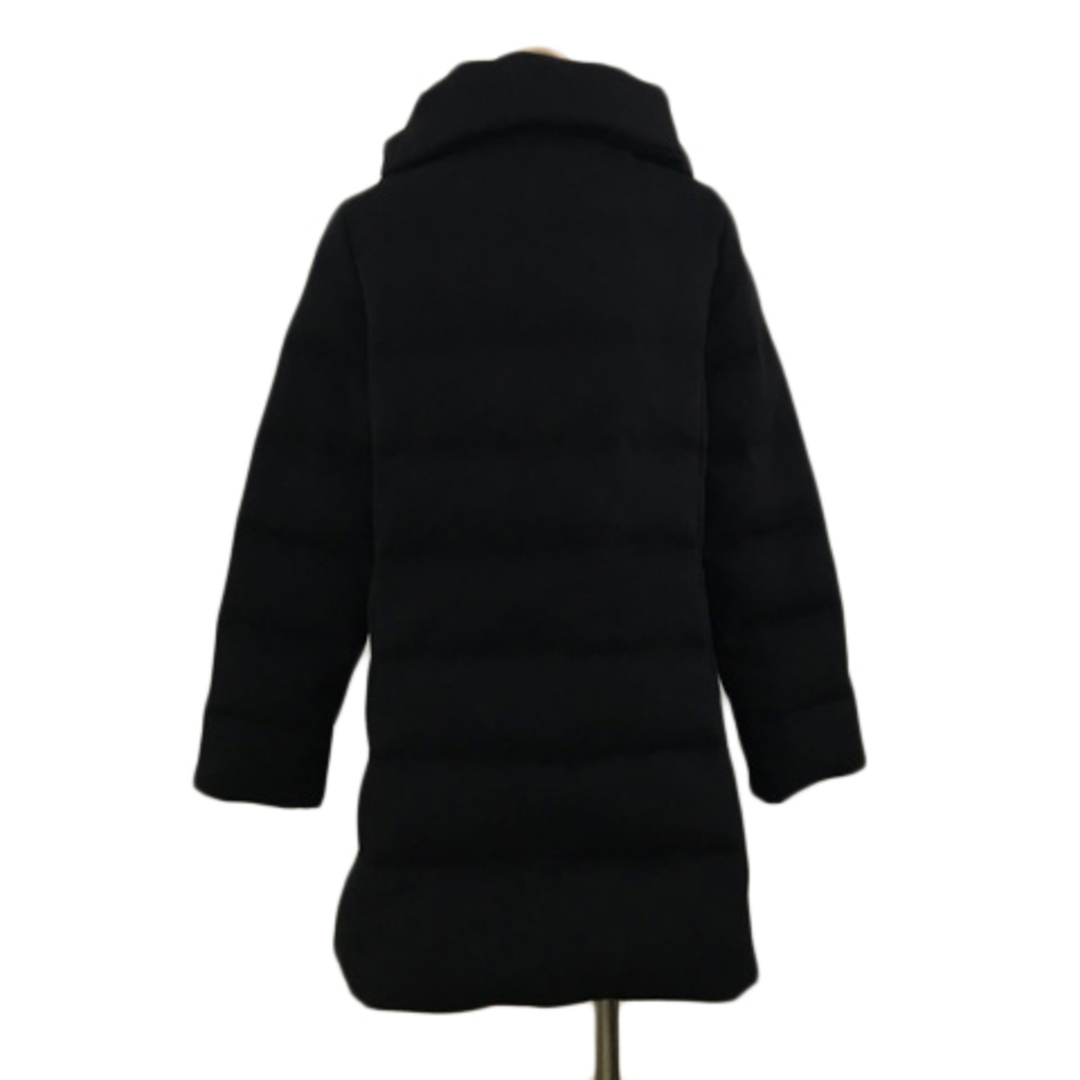 heliopole(エリオポール)のエリオポール コート ダウン ミドル ウール フェザー 長袖 36 黒 レディースのジャケット/アウター(ダウンコート)の商品写真