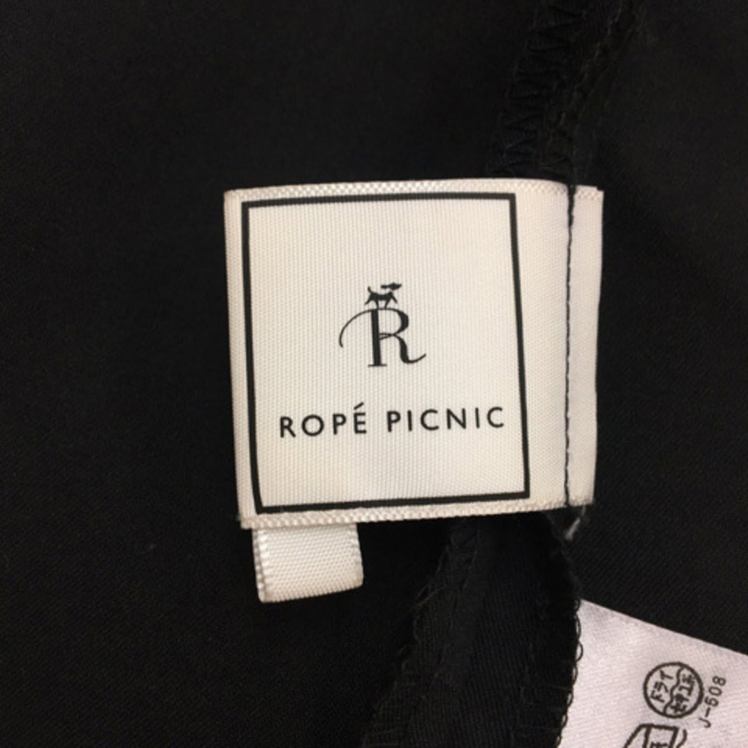 Rope' Picnic(ロペピクニック)のロペピクニック パンツ キュロット ワイド ガウチョ クロップド 38 黒 レディースのパンツ(キュロット)の商品写真