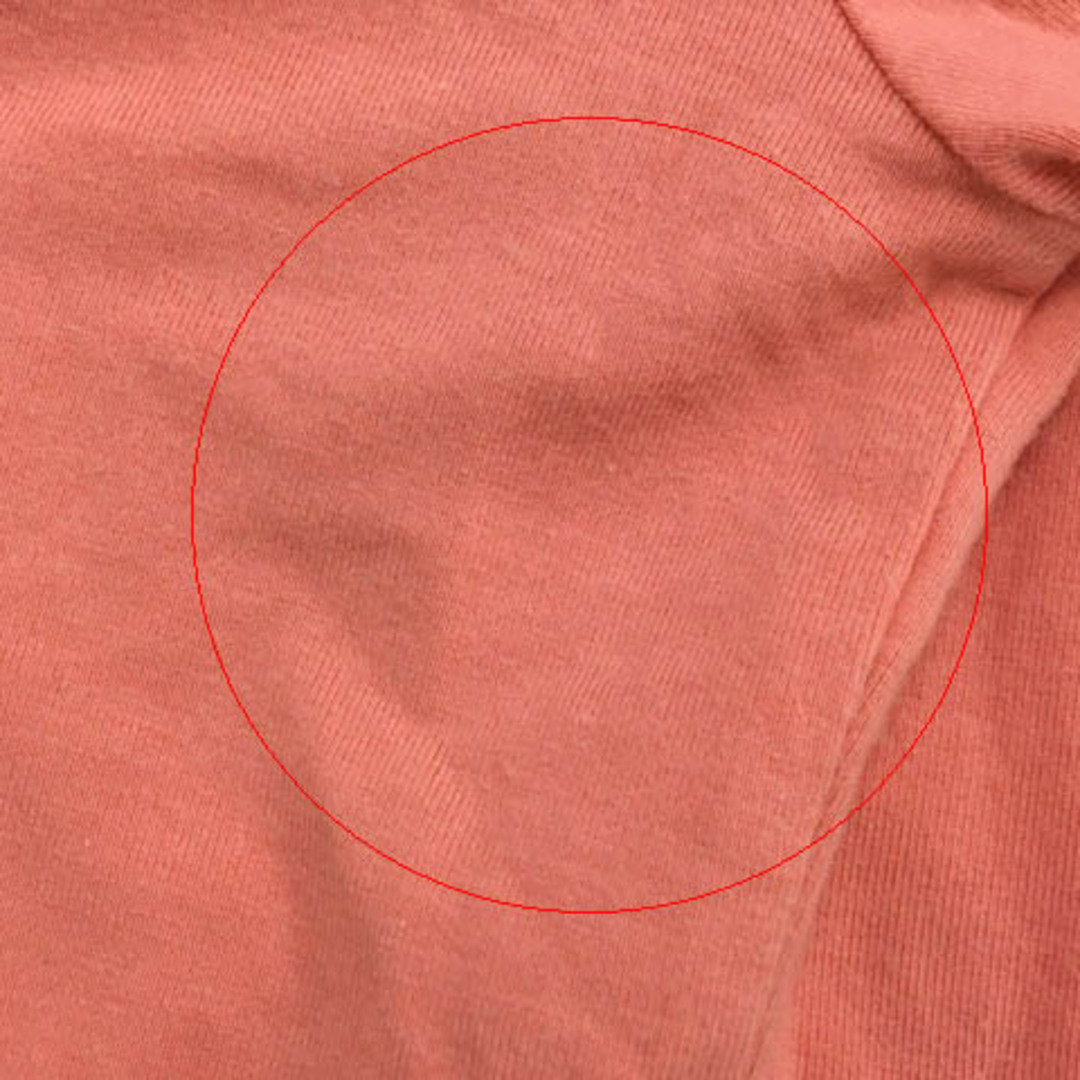 マリアーニ カットソー ヘンリーネック レース 刺繍 七分袖 ピンク 白 レディースのトップス(カットソー(長袖/七分))の商品写真