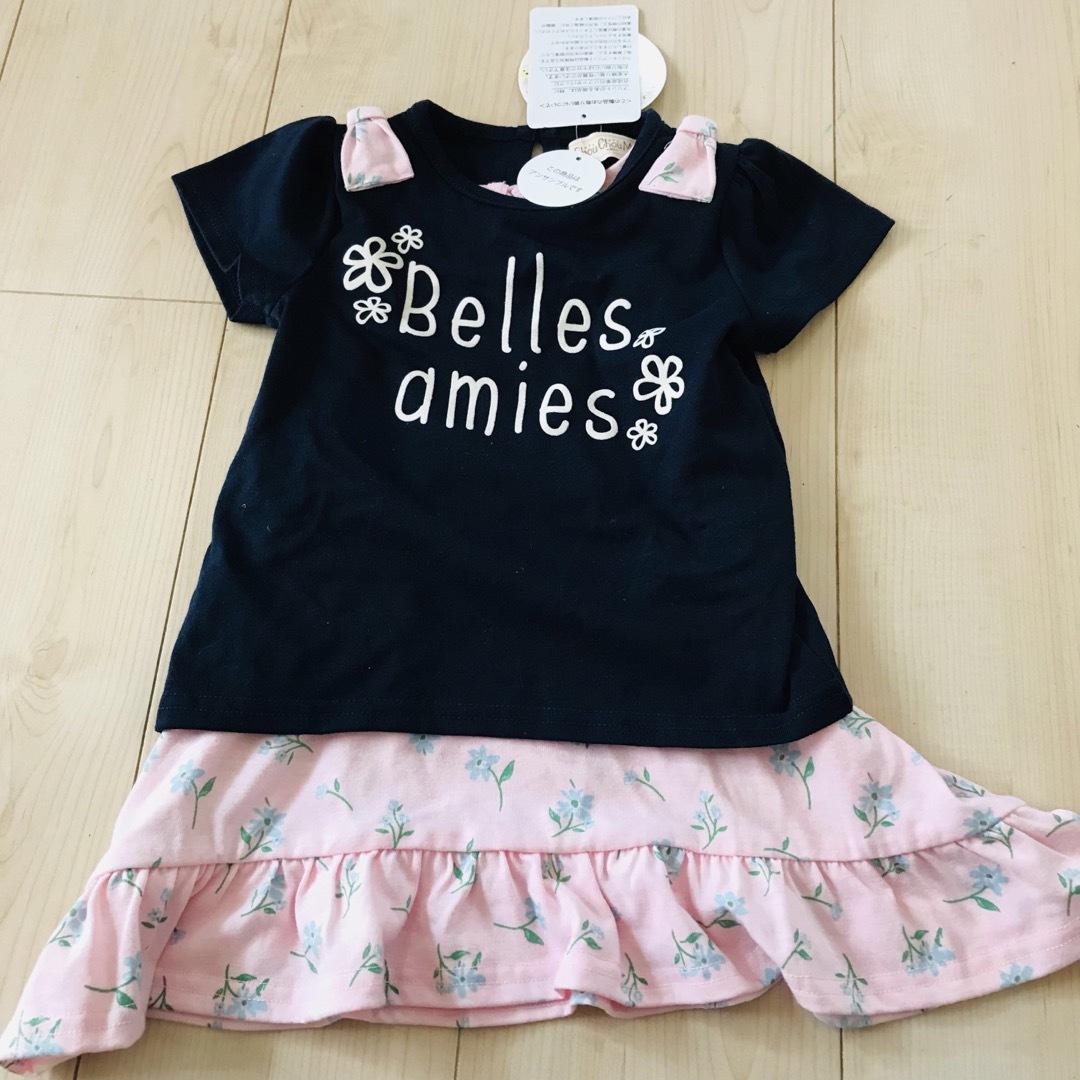 新品　美品　ワンピース　90 まとめ売り キッズ/ベビー/マタニティのキッズ服女の子用(90cm~)(ワンピース)の商品写真