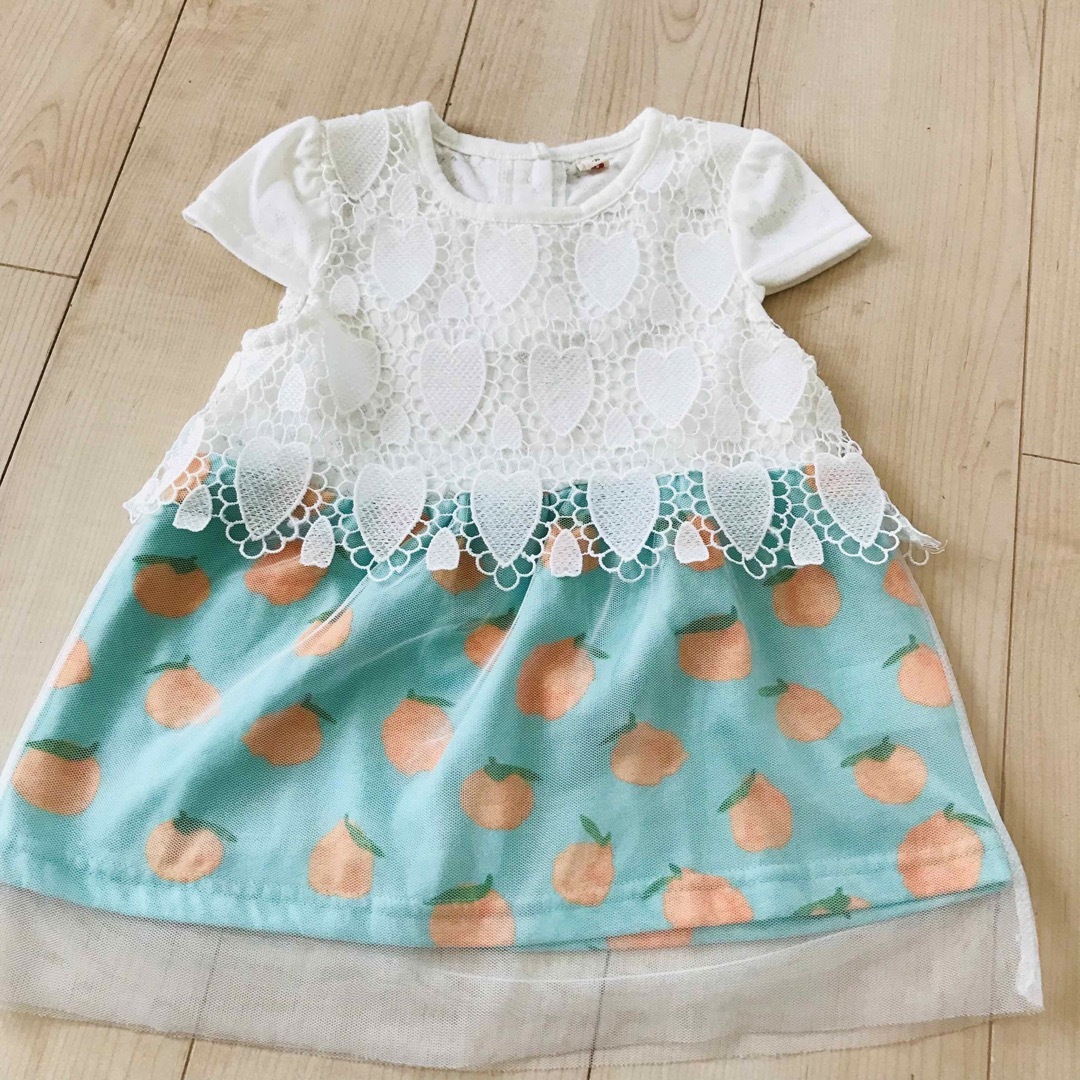 新品　美品　ワンピース　90 まとめ売り キッズ/ベビー/マタニティのキッズ服女の子用(90cm~)(ワンピース)の商品写真