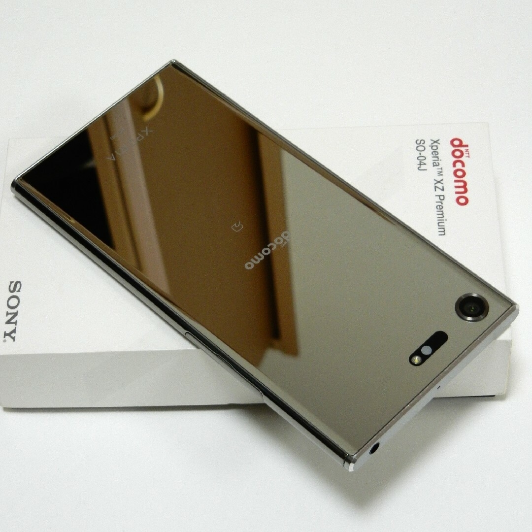美品 SIMフリー化済み Xperia XZ Premium ドコモSO-04Jスマートフォン本体