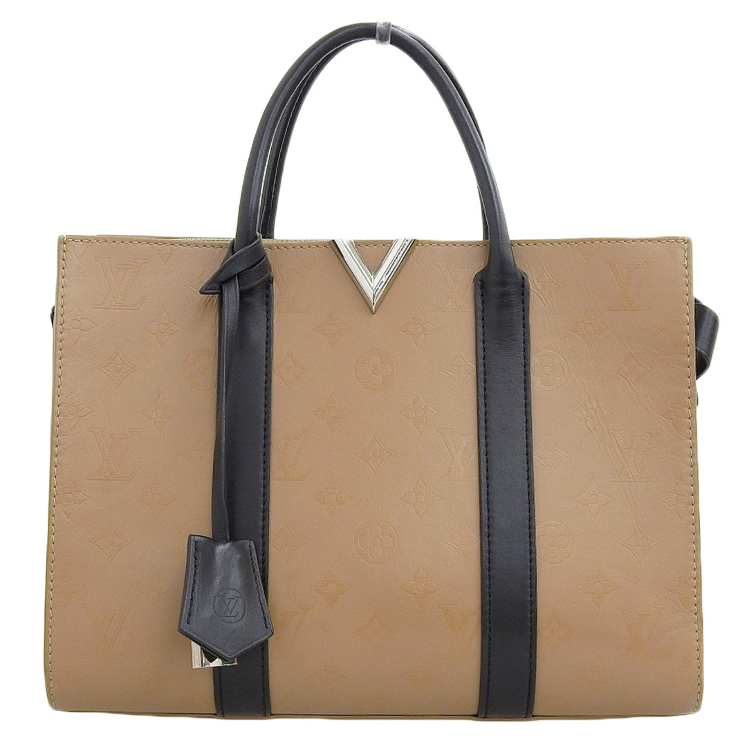 【本物保証】 ルイヴィトン LOUIS VUITTON モノグラム ヴェリー トートMM ハンドバッグ レザー セサミ バイカラー M44232 希少 レアトートMM型番