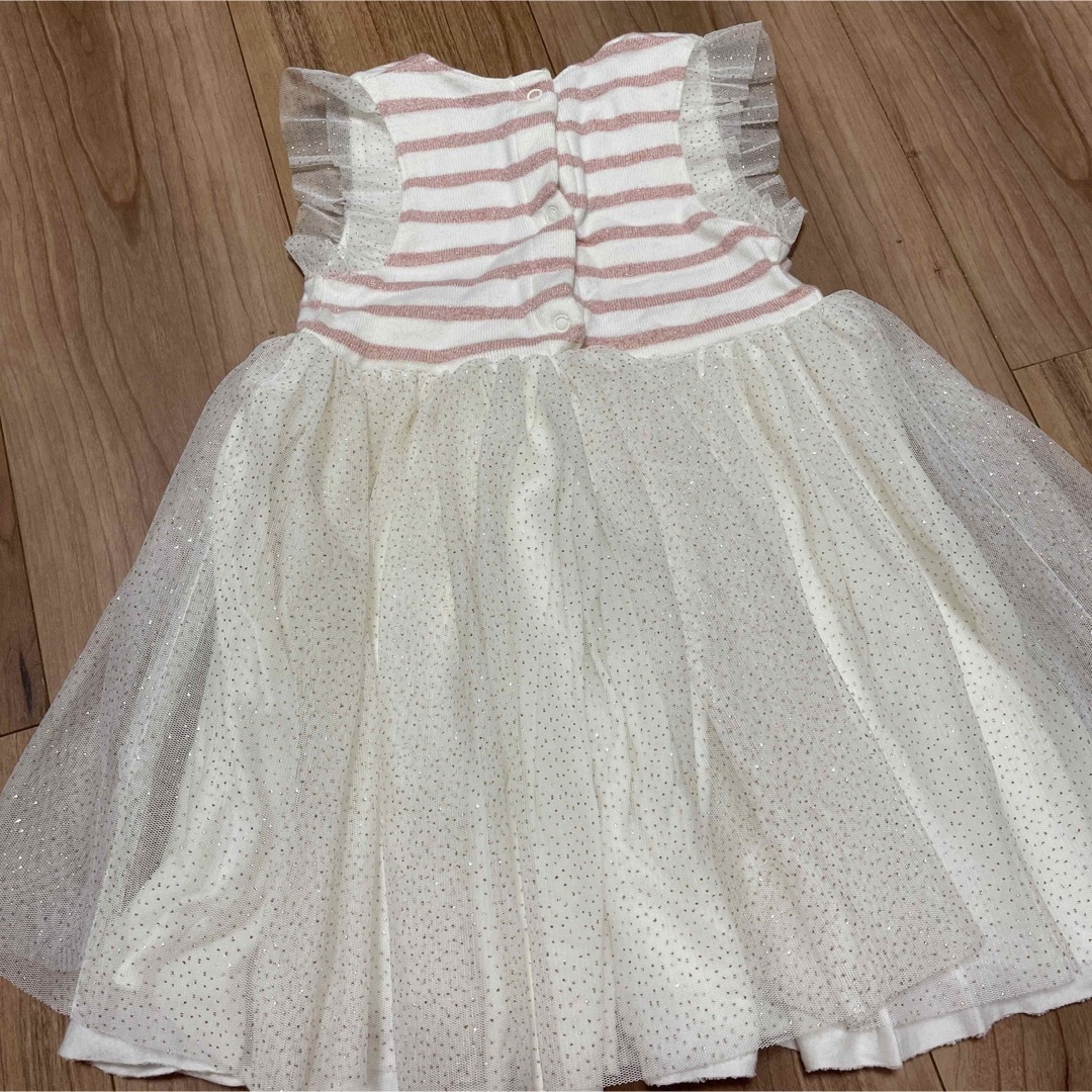 PETIT BATEAU(プチバトー)の美品　プチバトー  ワンピース80 キッズ/ベビー/マタニティのベビー服(~85cm)(ワンピース)の商品写真