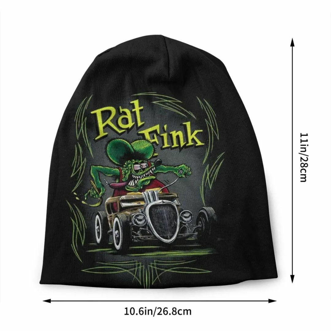 ラットフィンク Rat Fink アメカジ カスタムショー ホットウィール メンズの帽子(ニット帽/ビーニー)の商品写真