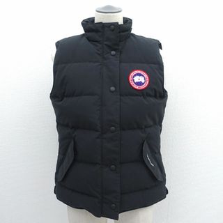 カナダグース(CANADA GOOSE)のCANADA GOOSE / カナダグース ◆ダウンベスト/FREESTYLE VEST/ブラック/サイズM 2832L 【レディース/ガールズ/LADY/女性/婦人】 【古着】 レディースファッション【中古】 [0220478048](ロングコート)