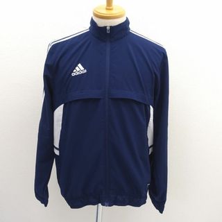 アディダス(adidas)のadidas / アディダス ◆プレゼンテーションジャケット/ネイビー/サイズL/タグ付き HA6246 【メンズ/MEN/男性/ボーイズ/紳士】 メンズファッション【中古】 [0220478273](ダッフルコート)