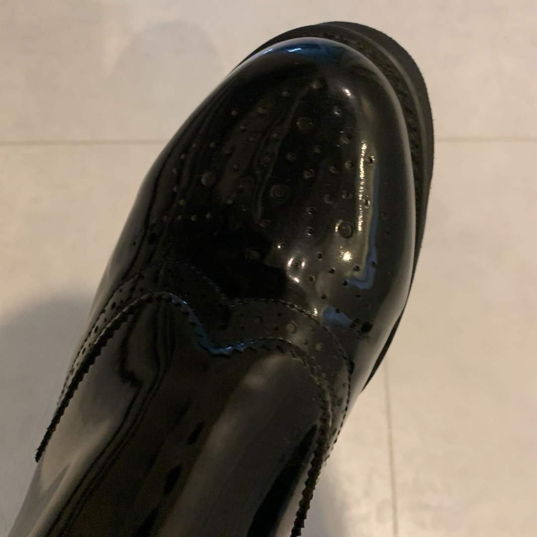 エナメル　ショートブーツ レディースの靴/シューズ(ブーツ)の商品写真