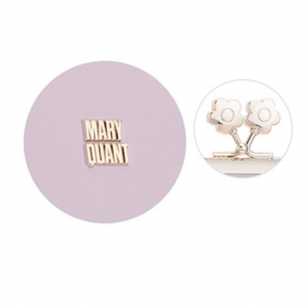 MARY QUANT(マリークワント)のmary quant♡メタルツインデイジーガマロショルダーバッグパープル新品 レディースのバッグ(ショルダーバッグ)の商品写真