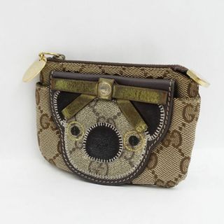 グッチ(Gucci)のGUCCI / グッチ ■財布 コインケース GG キャンバス ベージュ ブラウン 【財布/サイフ/ウォレット/wallet/コイン】 ブランド【中古】 [0990012742](コインケース)