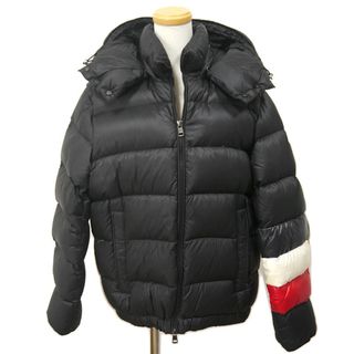 モンクレール(MONCLER)のモンクレール WILLM トリコロール ダウンジャケット 2 メンズ ブラック(ダウンジャケット)