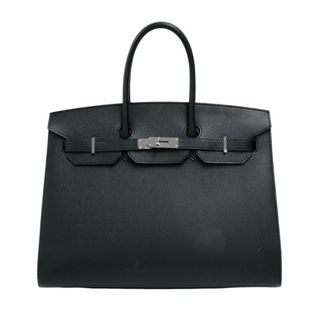 エルメス(Hermes)の　エルメス HERMES バーキン35 セリエ Y刻 ブラック シルバー金具 エプソン レディース ハンドバッグ(ハンドバッグ)