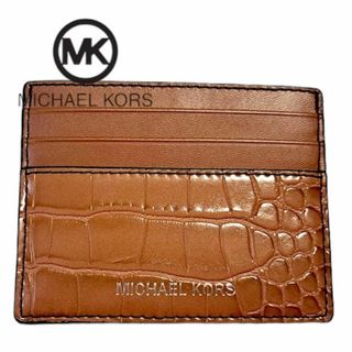 マイケルコース(Michael Kors)の【新品】MICHAEL KORS マイケルコース レザー名刺入れ カードケース(名刺入れ/定期入れ)