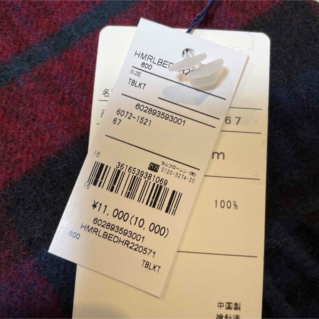 Ralph Lauren(ラルフローレン)の新品⭐︎ラルフ　ひざ掛け レディースのファッション小物(マフラー/ショール)の商品写真