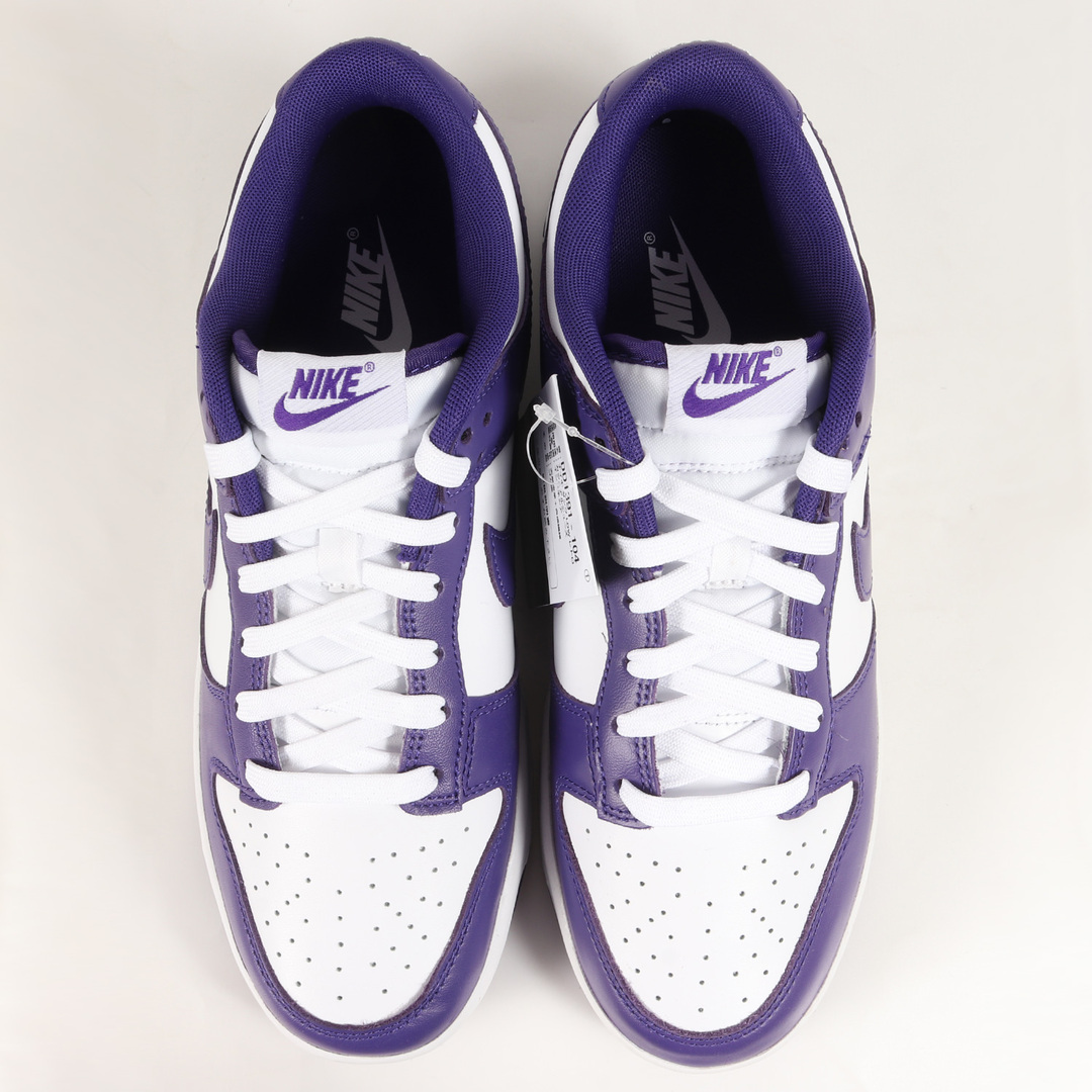 美品 NIKE ナイキ サイズ:27.0cm DUNK LOW RETRO COURT PURPLE (DD1391-104) ダンク ロー ホワイト コートパープル US9 ローカット スニーカー シューズ 靴【メンズ】メンズ