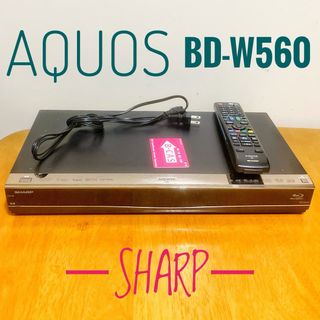 シャープ(SHARP)のSHARP シャープ　ブルーレイレコーダー HDD 500GB 2チューナー(ブルーレイレコーダー)