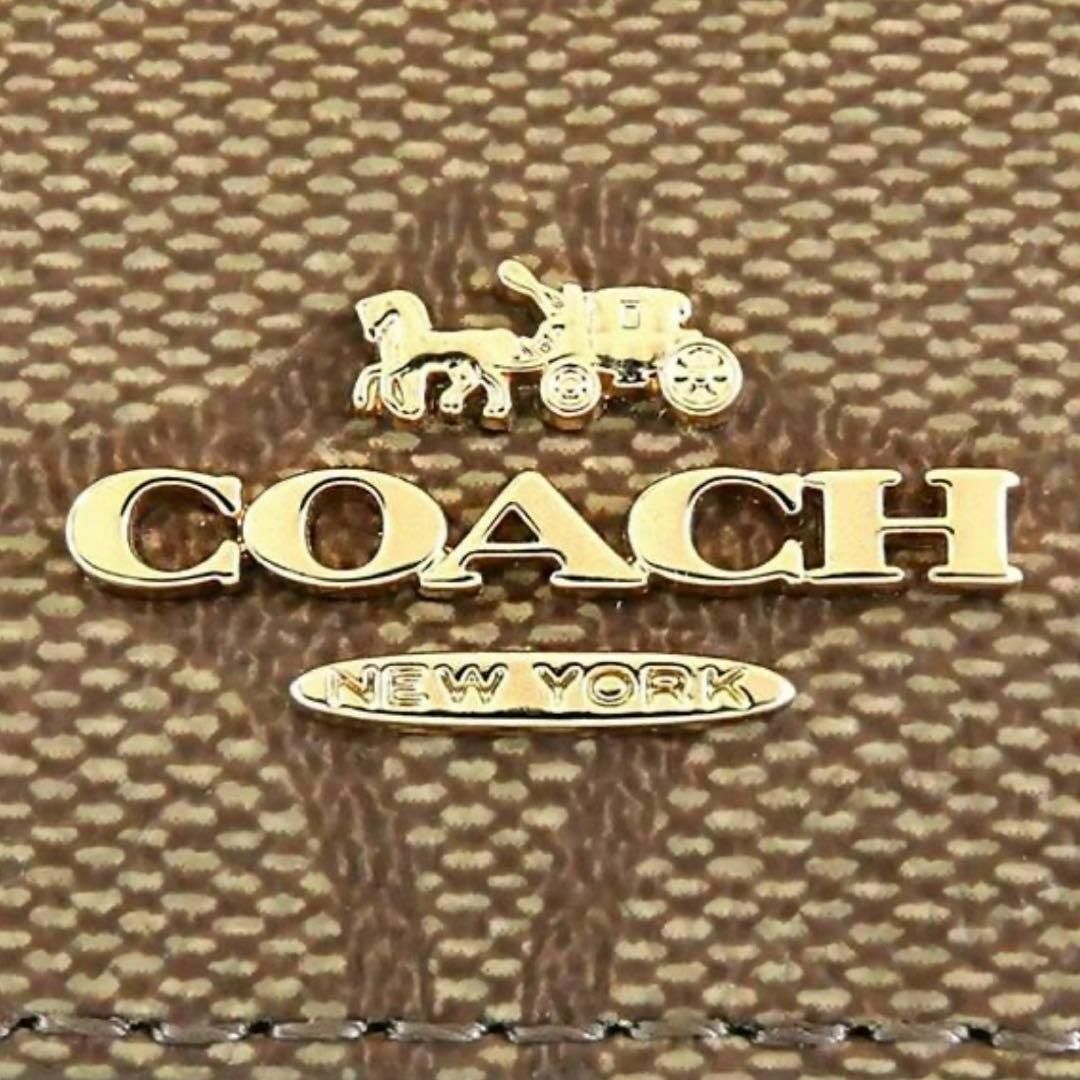 COACH(コーチ)の【新品】COACH コーチ シグネチャーレザー5連キーケース カーキ レディースのファッション小物(キーケース)の商品写真