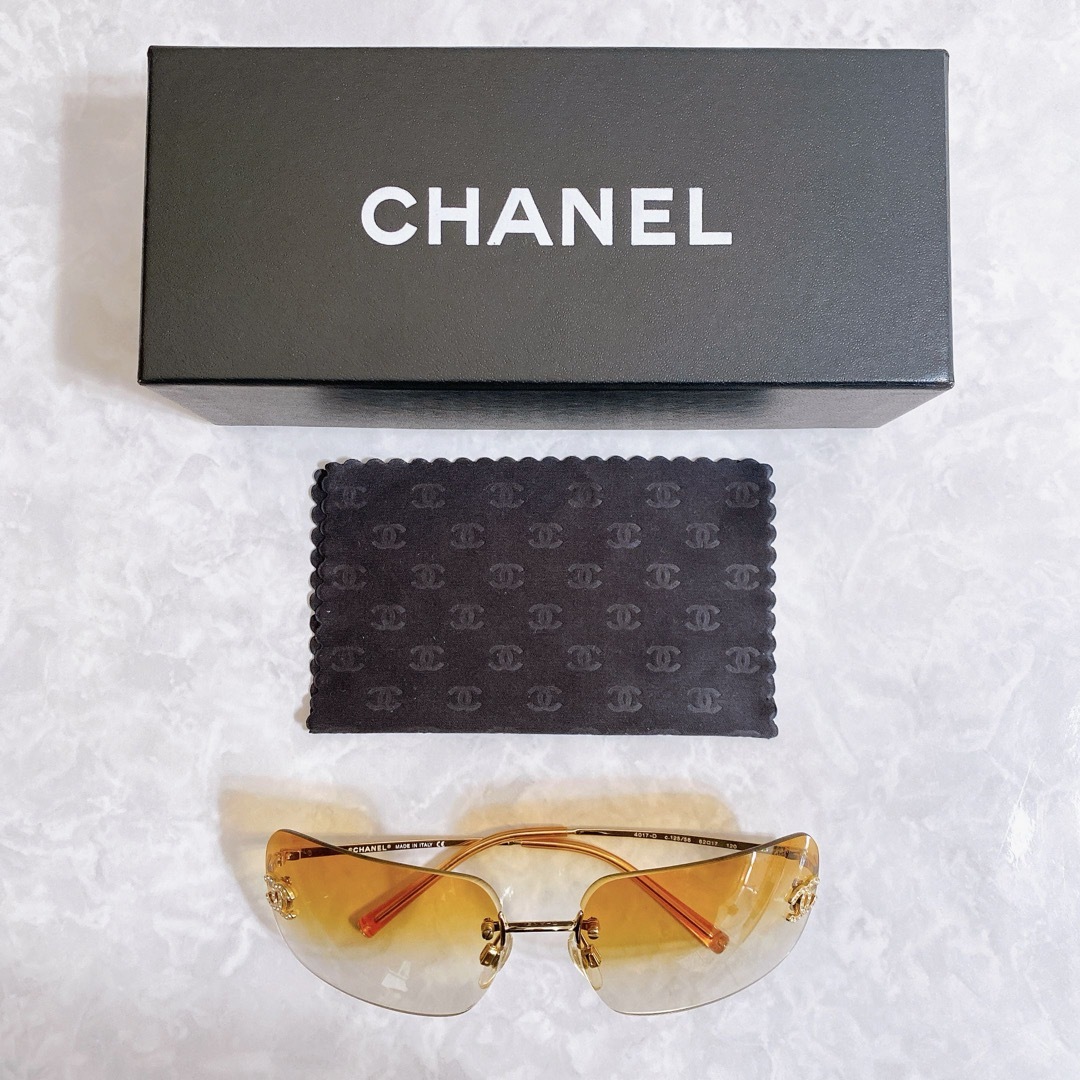 CHANEL(シャネル)のシャネル　CHANEL ココマーク　ラインストーン　サングラス　4017-d レディースのファッション小物(サングラス/メガネ)の商品写真