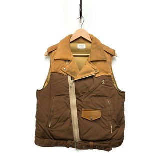 ヴィスヴィム(VISVIM)のVISVIM ビズビム 品番 0121205013005 STRABLER DOWN VEST ダウンベスト ブラウン サイズ1 正規品 / 33069(ベスト)